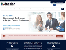 Tablet Screenshot of dassian.com
